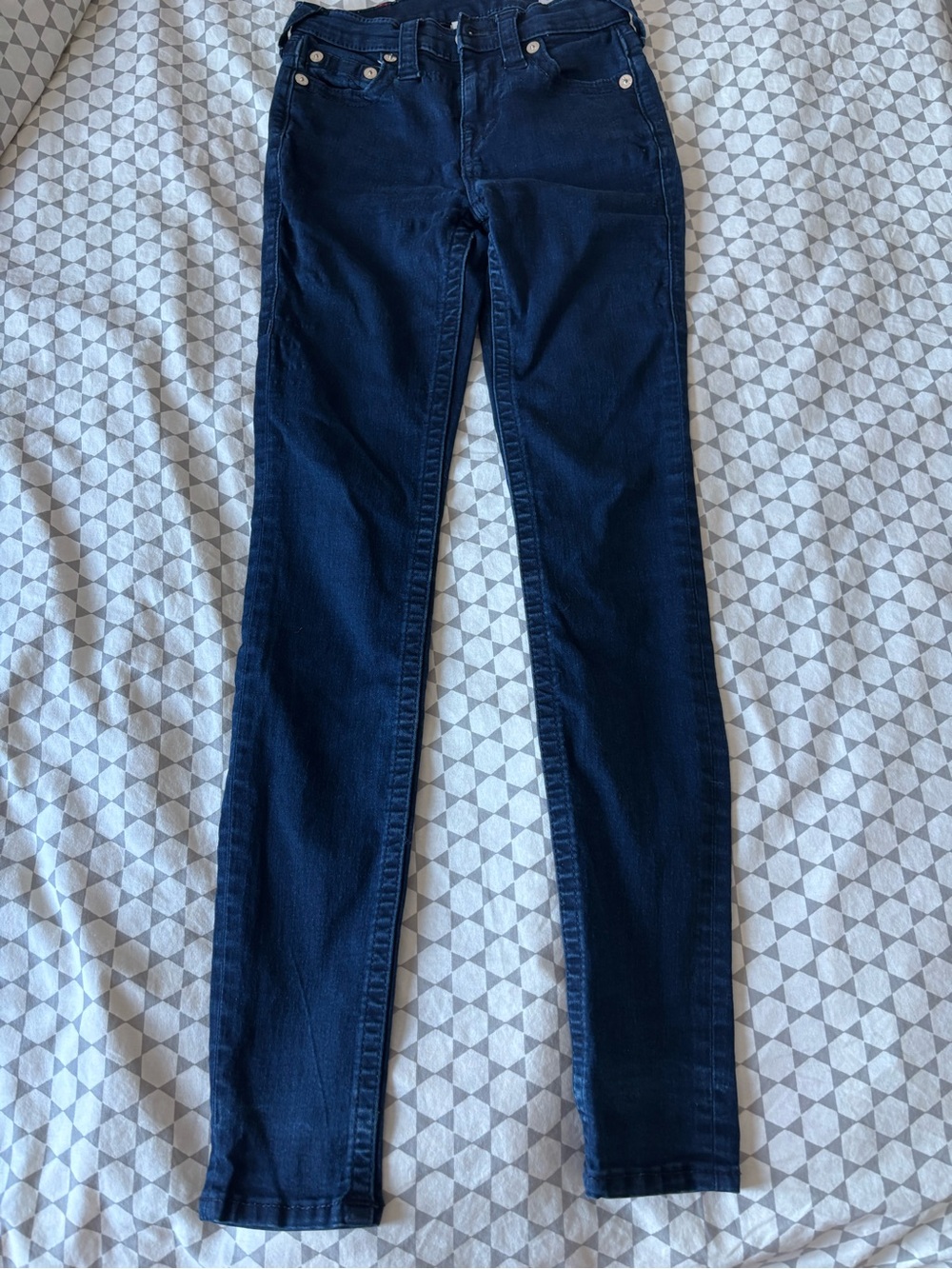 True Religion Navy Skinny Jeans
